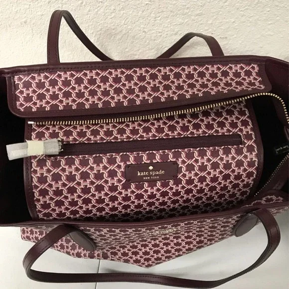 Kate Spade New York Link Tote Bag Pink - Picture 7 of 10